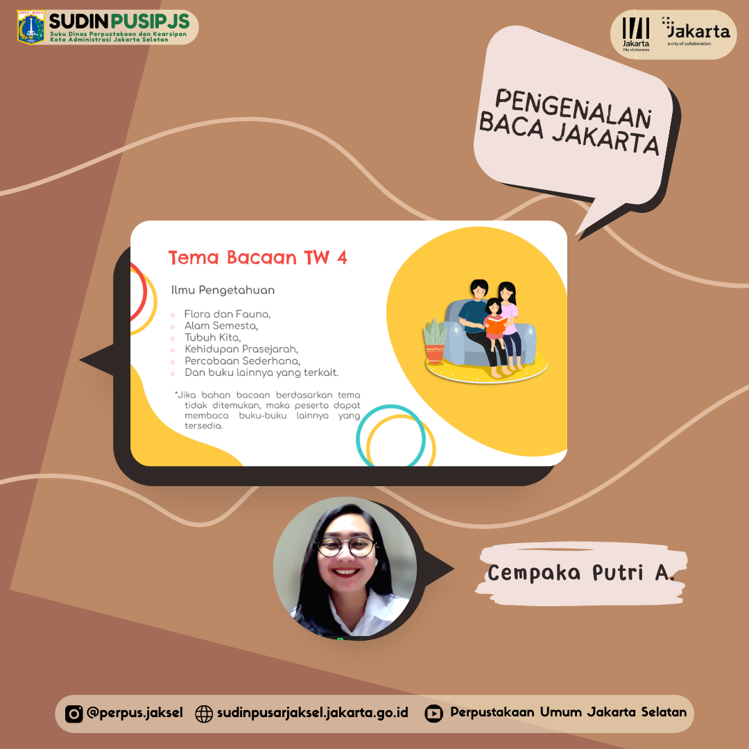 Sosialisasi Kegiatan Baca Jakarta Triwulan IV